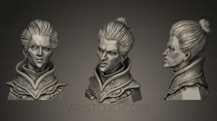 Busts and bas-reliefs of famous people (BUSTC_0476) 3D model for CNC machine